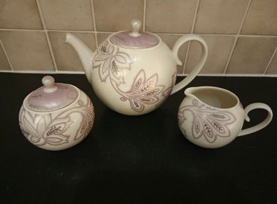 Monsoon Chantilly by Denby, Fine China Tea Set