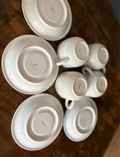 cups and saucers