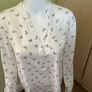 White blouse with butterflies Image 2