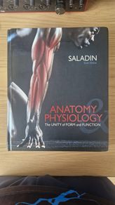 Saladin Anatomy & Physiology Sixth Edition Textbook