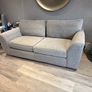Grey fabric two-seater sofa Image 4