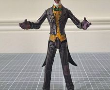 DC Direct Arkham Joker figure w/ custom head sculpt