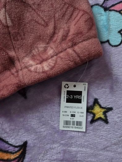 2-3years, With Tags Soft Zip-Up Jumper