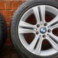 Genuine authentic BMW 17in 392 alloy wheels + tyres 17 inch Run Flats