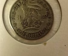 English Shilling 1942