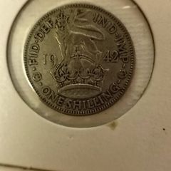 English Shilling 1942