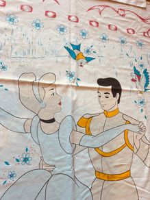 Vintage Disney Cinderella duvet cover and pillowcase single