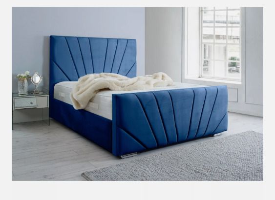 Ottoman Upholstered Bed, Double Bed with Hydraulic Lifting Bar, Height Adjustable Padded Headboard, Metal Slatted Frame, Youth Bed, Adult Bed