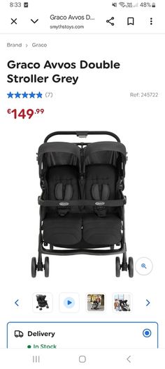 Graco double stroller