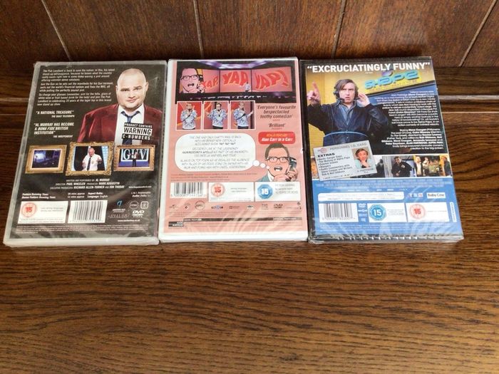 3 New Sealed Comedy Dvds
