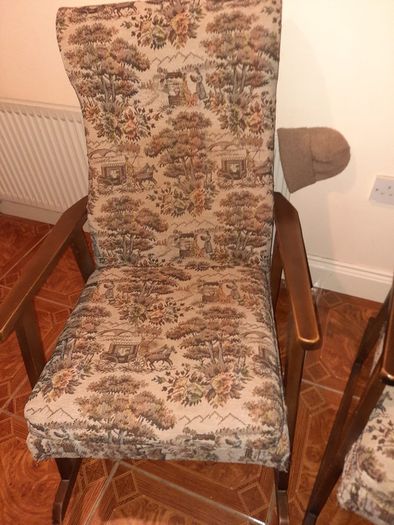 vintage rocking armchairs