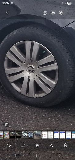 7x  rims vw skoda 5x112 16"