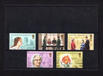 1984 Guernsey Birth Centenary of Sibyl Hathaway, Dame of Sark Commemorative Stamps Mint Never Hinged (MNH)