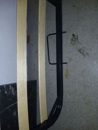 Camping double bed frame
