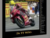 Joey Dunlop King Of The Mountain Large Canvas Print 50x70cm / 20x28