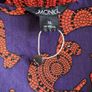 Monki Cat Print Wrap Dress Size XL Image 2