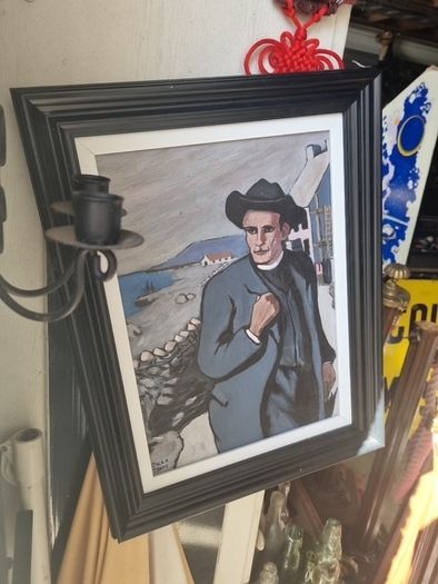 Oil on canvas after Jack B Yeats
