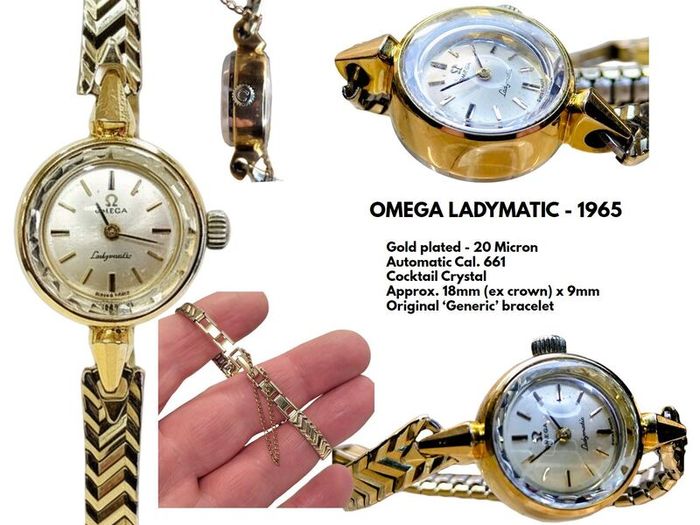 Omega Ladymatic Cocktail Dress Watch - 1965. Fully Serviced Jan 2026