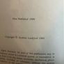The Hope and The Sadness Siobhan Lankford 1st Edition Hardback in Dust Jacket  Tower Books 1980 I.R.A. Irish interest. Image 5