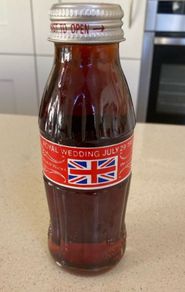 Coca Cola Rare UK Royal wedding Charles and Diana 1981 # 3