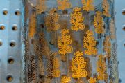Decorative glass container