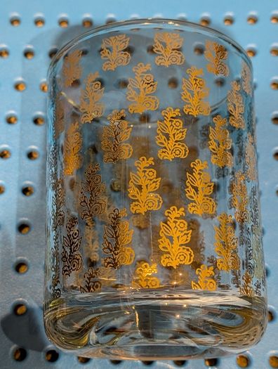 Decorative glass container