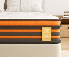 5FT King Size Mattress, 10 Inch 9 Zone Orthopedic Mattresses, King Mattress Gel Wave Memory Foam Pocket Sprung Hybrid Mattress for Pressure Relief Motion Isolation & Edge Support, 150x200x25cm