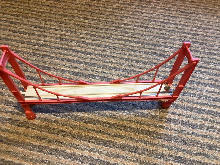 wooden train set