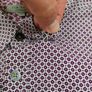 Ted Baker Button Down Patterned Shirt Mens Large Image 5