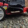 makasa lawnmower petrol, briggs stratton mower, red petrol lawnmower, garden mower used, push lawnmower makasa, petrol grass cutter, briggs stratton engine mower, makasa lawn mower Image 4