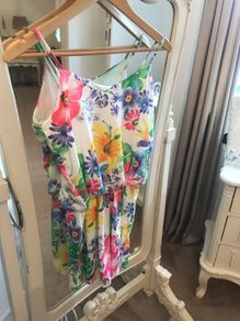 Pretty Floral Playsuit size S