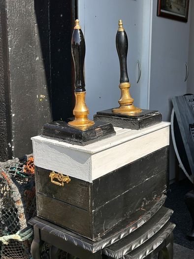 vintage beer taps