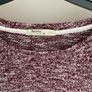 top Bershka size large burgundy top with white shirt base size large Image 4