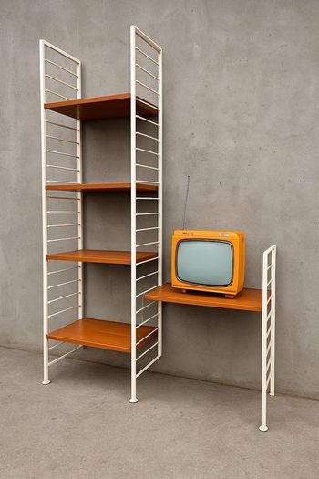 ladderax mid century modern shelving vintage retro