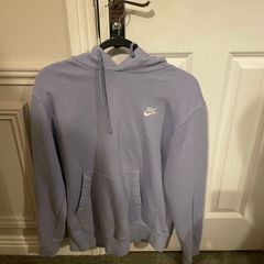 Nike Men's Purple and Blue Hoodie