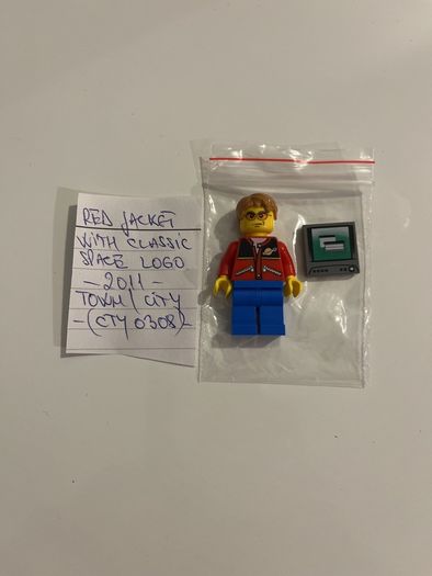 Lego City Minifigure with Space Logo