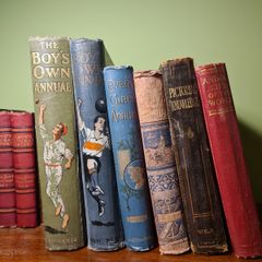 Set of 4 Boy's and Girl's Annuals! 1886-1887-1916/7-1920/1.