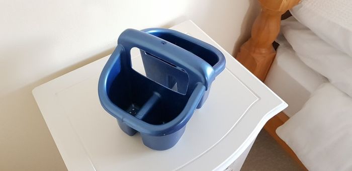 Blue Cutlery Holder/Drainer