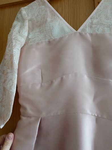 New Designer Niamh O Neill boutique champagne dusky pink dress 8 occasion for wedding confirmation communion