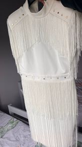 Women white dress mini midi Karen Millen