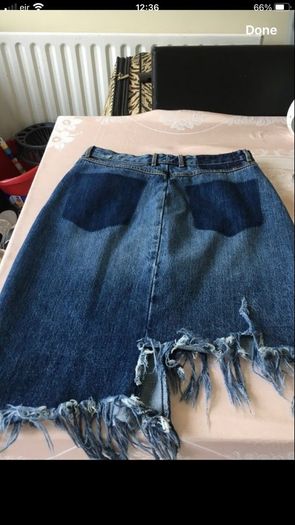 Ladies stunning denim skirt size M