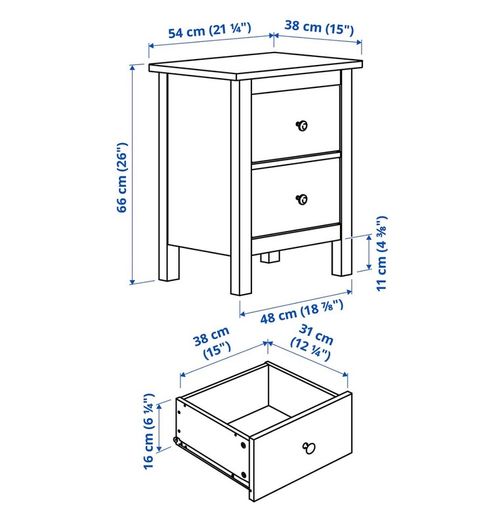 IKEA Hemnes Lockers x2