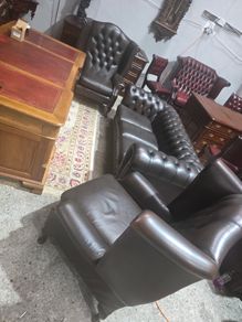 3+1+1 antique chesterfield