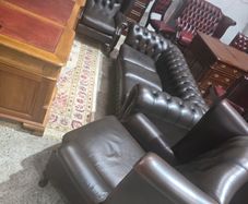 3+1+1 antique chesterfield