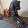 Vintage Roebuck Wooden Rocking Horse Image 3