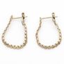 925 Sterling Silver Drop Chain Earrings Image 2