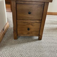Bedside Locker x 2 Solid Wood