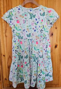M&S Girls Summer Colourful Dress 6-7 Years