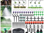 30m/100ft Drip Irrigation Pipe, 173Pcs Micro Drip Irrigation Kit, DIY Plant Watering Kit Automatic Irrigation System with Adjustable Nozzle Sprayer and Dripper Automatic for Lawn, Garden, Patio