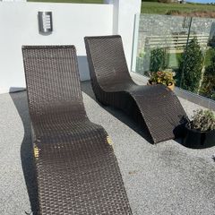 Rattan Sun loungers